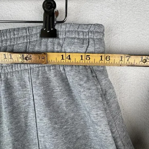 Nike Sportswear Knit Palazzo Women’s Large Wide Leg Sweatpants Grey Heather - Picture 8 of 9